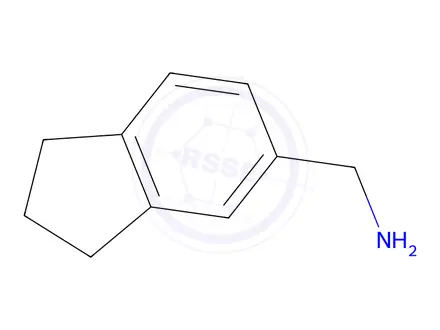 Chemical structure of (2,3-Dihydro-1H-inden-5-yl)methanamine