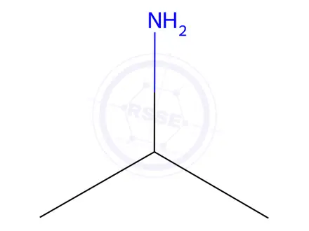 Chemical structure of Isopropylamine