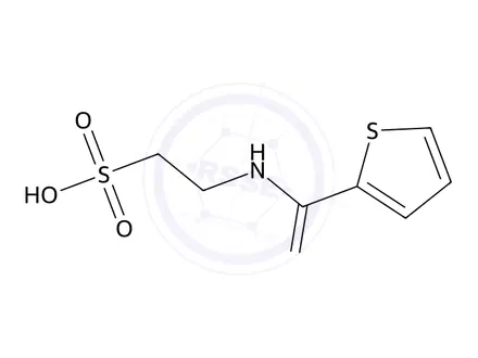 Chemical structure of Taurosteine