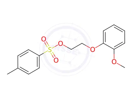 Chemical structure of 1-Tosyloxy-2-(2-methoxyphenoxy)ethane