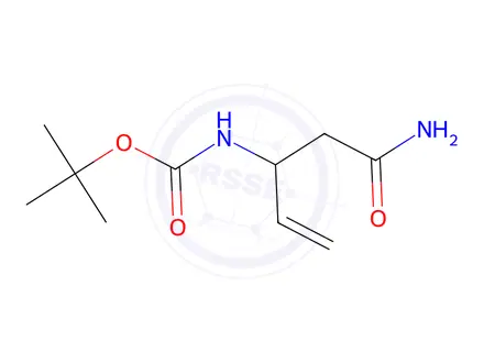 Chemical structure of tert-Butyl (3-aminopent-4-enoyl)carbamate