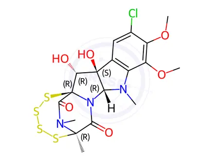 Chemical structure of SPORIDESMING