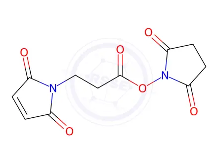 Chemical structure of 3-Maleimidopropionic Acid N-Succinimidyl Ester