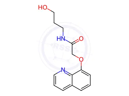Chemical structure of N-(3-Hydroxypropyl)-2-(quinolin-8-yloxy)acetamide