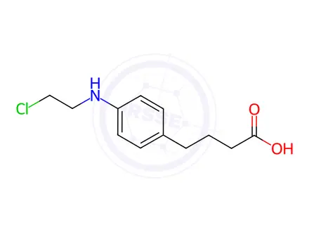 Chemical structure of N-Des-(2-chloroethyl)Chlorambucil