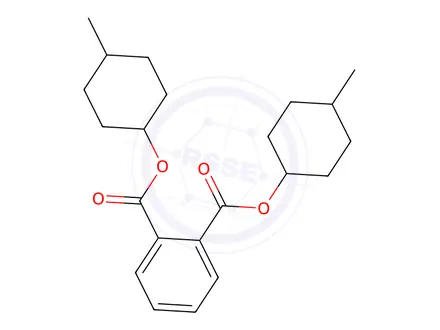 Chemical structure of Bis(4-methylcyclohexyl) Phthalate