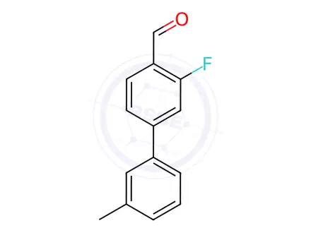 Chemical structure of 3-fluoro-3'-methyl-[1,1'-biphenyl]-4-carbaldehyde
