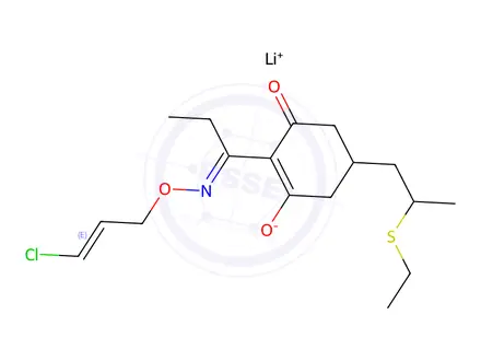 Chemical structure of Clethodim lithium