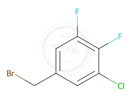 Chemical structure of Benzene, 5-(bromomethyl)-1-chloro-2,3-difluoro-