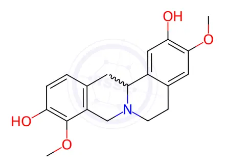 Chemical structure of D,L-Stepholidine