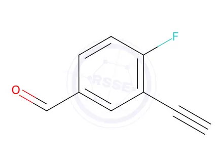 Chemical structure of 3-Ethynyl-4-fluorobenzaldehyde