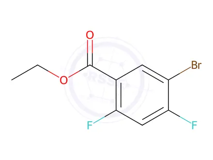 Chemical structure of Ethyl 5-bromo-2,4-difluorobenzoate
