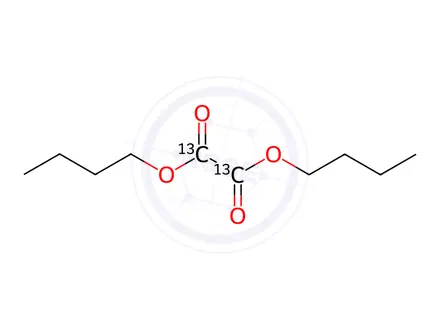 Chemical structure of Oxalic Acid-13C2 Dibutyl Ester