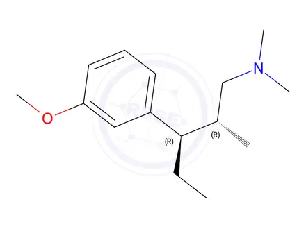 Chemical structure of (2R,3R)-3-(3-Methoxyphenyl)-N,N,2-trimethyl-1-pentanamine