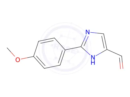 Chemical structure of 2-(4-Methoxyphenyl)-1H-imidazole-5-carbaldehyde