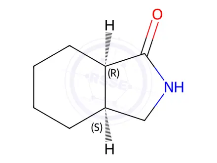 Chemical structure of cis-octahydro-1H-isoindol-1-one