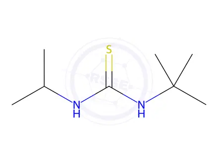 Chemical structure of 3-tert-Butyl-1-(propan-2-yl)thiourea