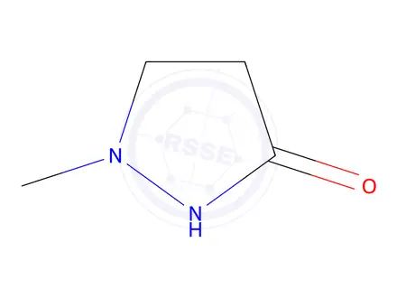 Chemical structure of 1-Methylpyrazolidin-3-one