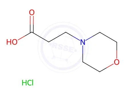 Chemical structure of 3-Morpholin-4-yl-propionic acid hydrochloride