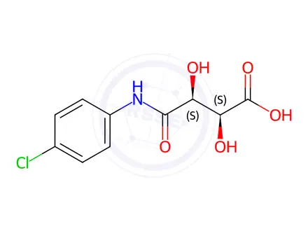 Chemical structure of Tartaric Acid Impurity 9