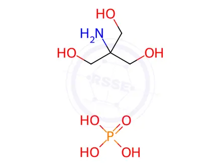 Chemical structure of Mono[tris(hydroxymethyl)aminomethane]phosphate