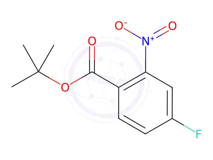 Chemical structure of Tert-Butyl 4-Fluoro-2-Nitrobenzoate