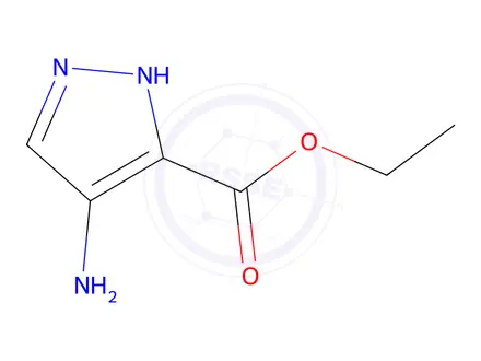 Chemical structure of Ethyl 4-amino-1H-pyrazole-5-carboxylate hydrochloride