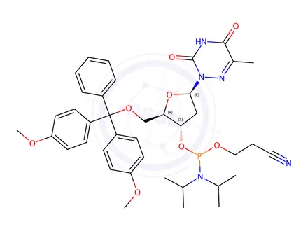 Chemical structure of 6-AZATHYMIDINE CEP