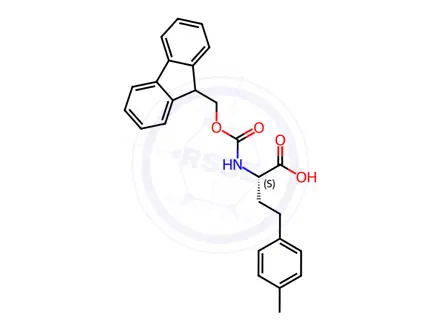 Chemical structure of (S)-2-((((9H-Fluoren-9-yl)methoxy)carbonyl)amino)-4-(p-tolyl)butanoic acid