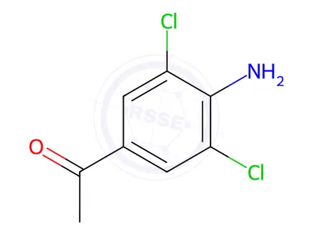 Chemical structure of Clenbuterol Impurity C