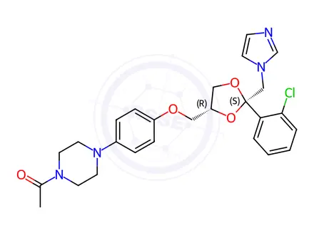 Chemical structure of Ketoconazole Impurity 81