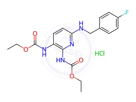 Chemical structure of Flupirtine Maleate Impurity F