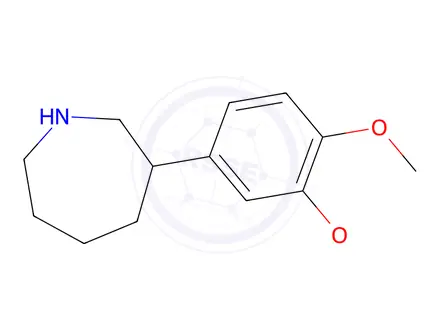 Chemical structure of 3-(3,4-dimethoxyphenyl)azepane
