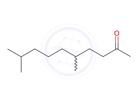 Chemical structure of 2-Decanone, 5,9-dimethyl-