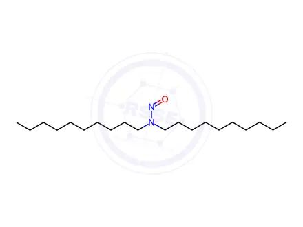 Chemical structure of N-Nitroso Didecylamine (Mixture of Isomers)