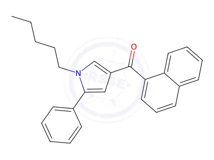 Chemical structure of JWH-145