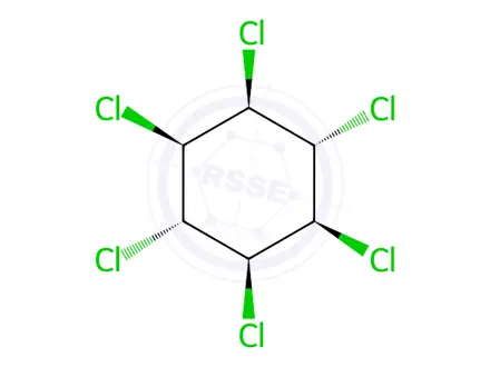 Chemical structure of Gamma-HCH
