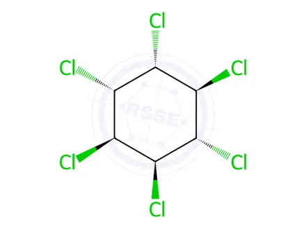 Chemical structure of Alpha-HCH
