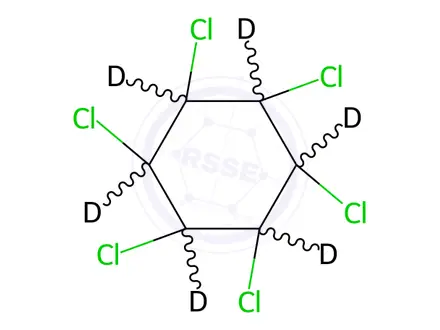 Chemical structure of α-HCH-[D6]