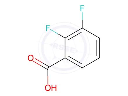 Chemical structure of 2,3-Difluorobenzoic Acid