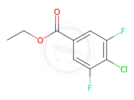 Chemical structure of Ethyl 4-chloro-3,5-difluorobenzoate
