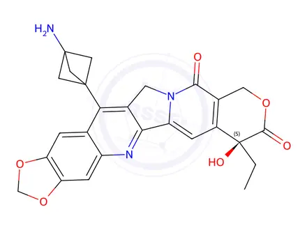 Chemical structure of NH2-bicyclo[1.1.1]pentane-7-MAD-MDCPT