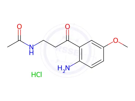 Chemical structure of N-γ-Acetyl-5-methoxykynurenamine Hydrochloride