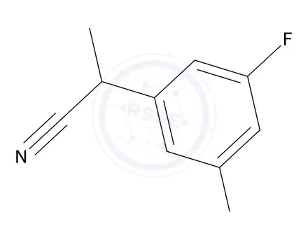 Chemical structure of 2-(3,5-Difluorophenyl)propanenitrile