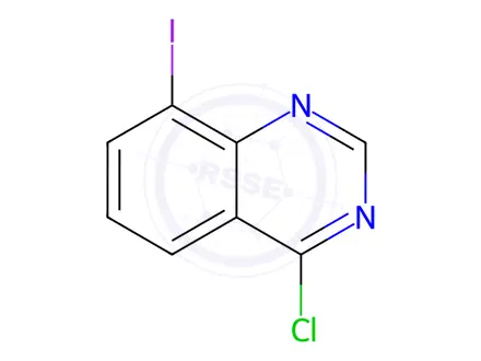Chemical structure of 4-Chloro-8-iodoquinazoline