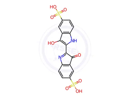 Chemical structure of Indigotindisulfonate