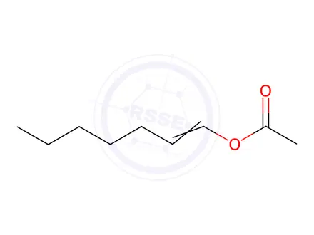 Chemical structure of hept-1-enyl acetate