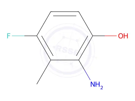 Chemical structure of Phenol, 2-amino-4-fluoro-3-methyl-(9CI)