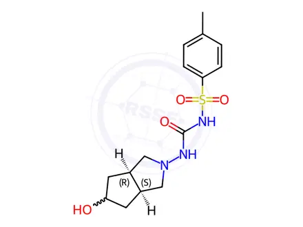 Chemical structure of 7β-Hydroxygliclazide