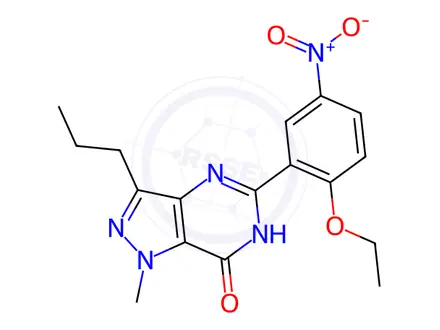 Chemical structure of Nitrodenafil